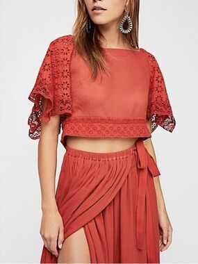 Free People Darling Crop Top